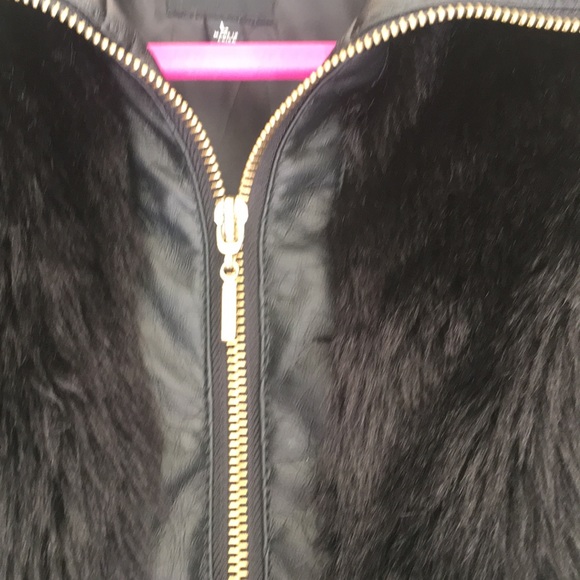 Rampage Leather and Fur Vest size Large - Picture 5 of 8